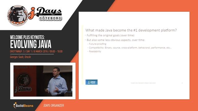 Evolving Java