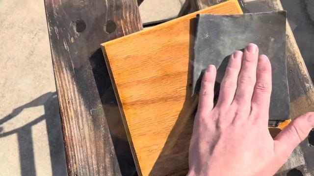 Making a saw blade clock