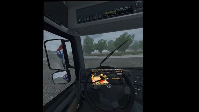 Pimax 4k в ETS2  G27. Лисик тестит VR в симуляторе дальнобойщика.