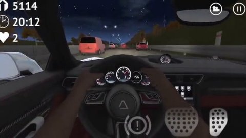 Driving Zone: Germany. Porsche 911 turbo S. Неудержимая на трассе. Ночной трафик