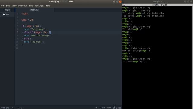 PHP Tutorial #6: Conditional statements