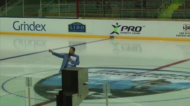 Открытие турнира BAUER TRETYAK LATVIA INVITE 2012