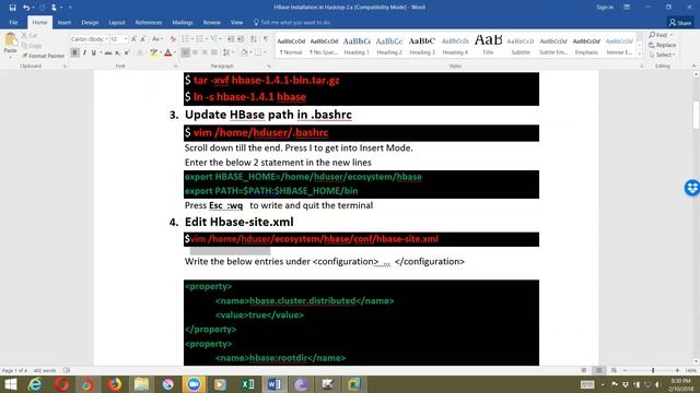 Hbase Installation In Hadoop On Ubuntu | Hbase Tutorial | Hadoop Tutorial @OnlineLearningCenterIndi