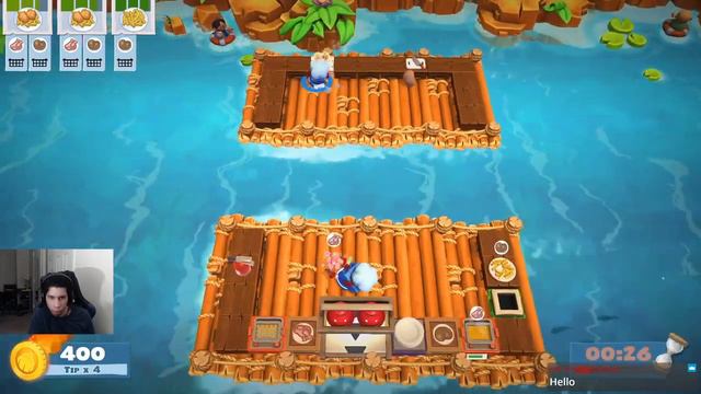 4 star solo, switch Overcooked 2 (story) part 1