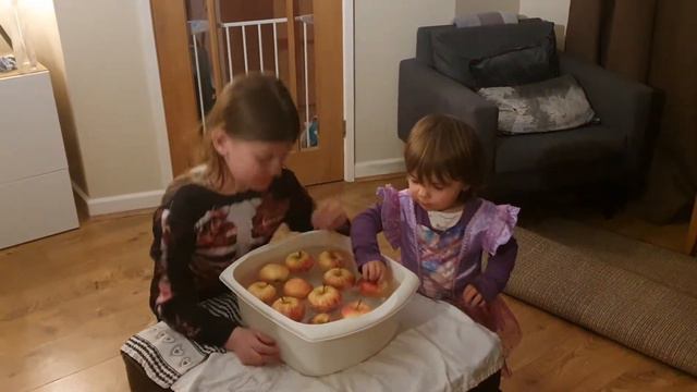 Bobbing for apples