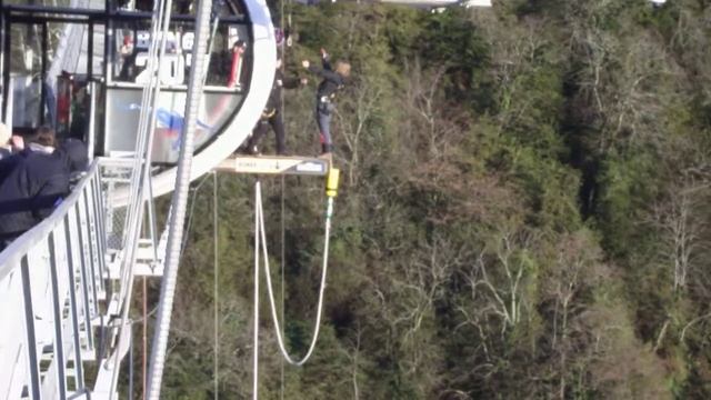 Прыжок в Сочинском скайпарке с bungy207 перед Новым Годом