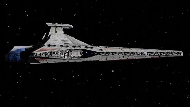 Star Wars Venator Star Destroyer 4k spin