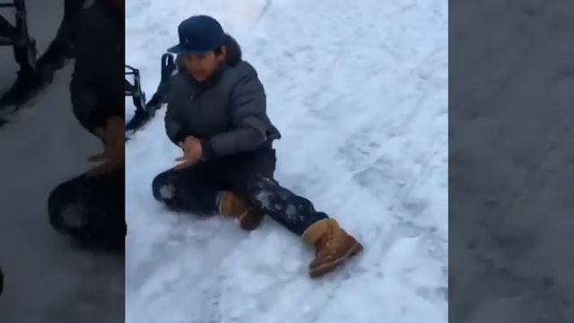 ski-doo crash caught on camera
