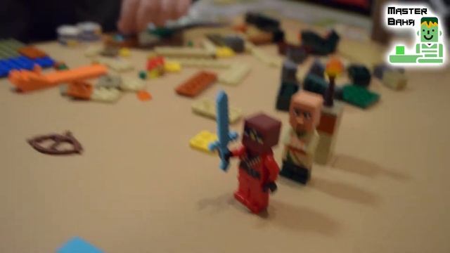 Лего майнкрафт Патруль разбойников: собирает Master Ваня - lego minecraft