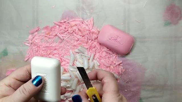 ?ASMR? cutting soap?АСМР? резка сухого мыла весна.Релаксация/4