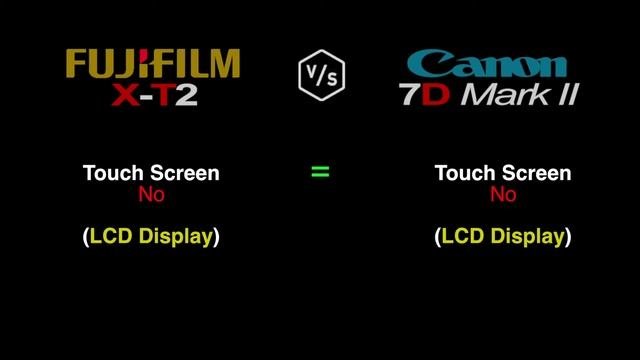 FujiFilm X-T2 Vs Canon EOS 7D Mark II