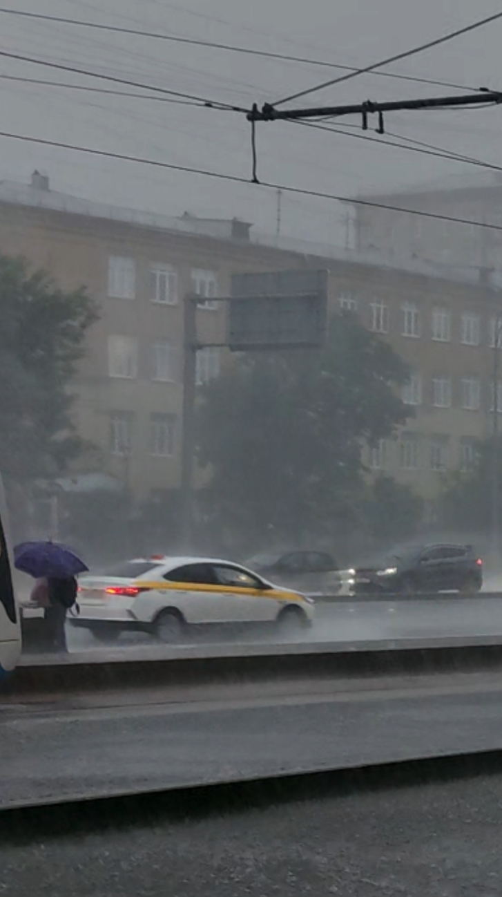 Сильный ливень и ветер 25 м/с в Москве | Москву унесло шквалом | Поваленные деревья #гроза