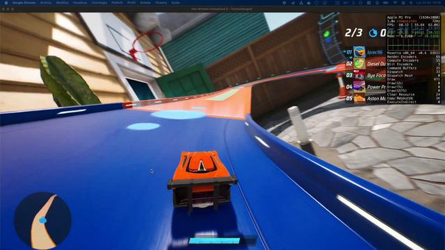 Hot Wheels Unleashed 2 Turbocharged Macbook M1 Pro
