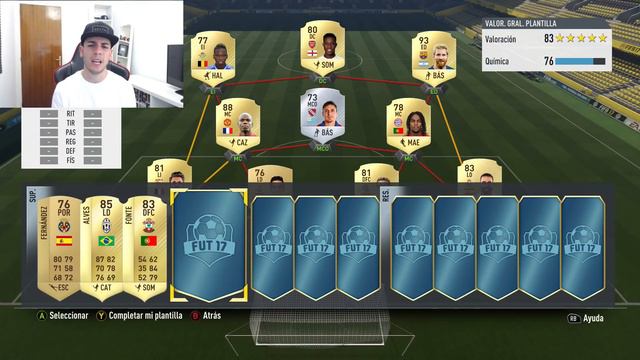 MI PRIMER FUT DRAFT DE FIFA 17