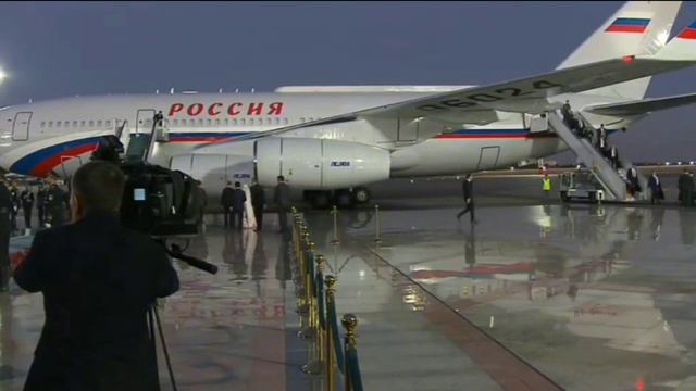 Владимир Путин прилетел в Узбекистан с государственным визитом