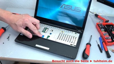 Asus eeePC Netbook Laptop öffnen - HDD SSD RAM Lüfter Tastatur tauschen - Notebook Windows 10 - [4K