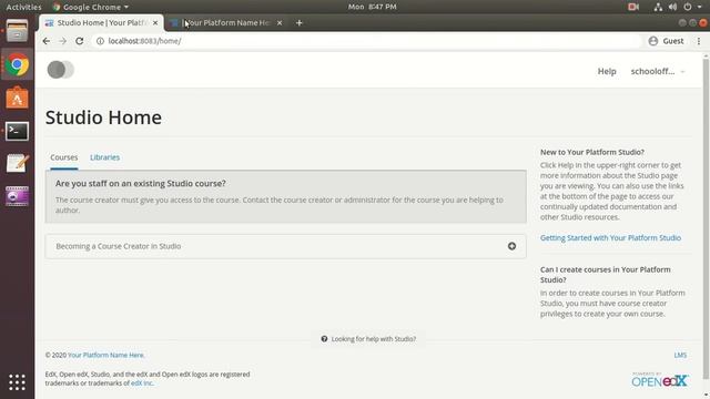 I will do install OpenEDX on Any Linux Server