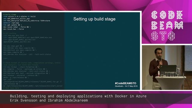 Erik Svensson & Ibrahim Abdelkareem - Building, testing and deploying apps with Docker in Azure