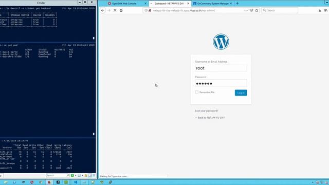 NetApp - Trident : Create WebApp (WordPress + MySQL)