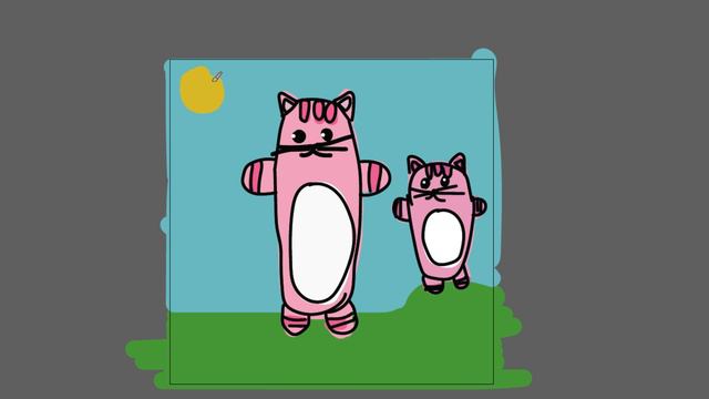 Рисуем смешных котиков детям часть 64