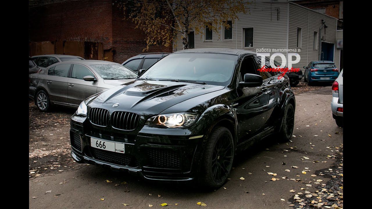 Тюнинг BMW X6 - Обвес Tycoon EVO M - Часть 3 - Покраска и сборка