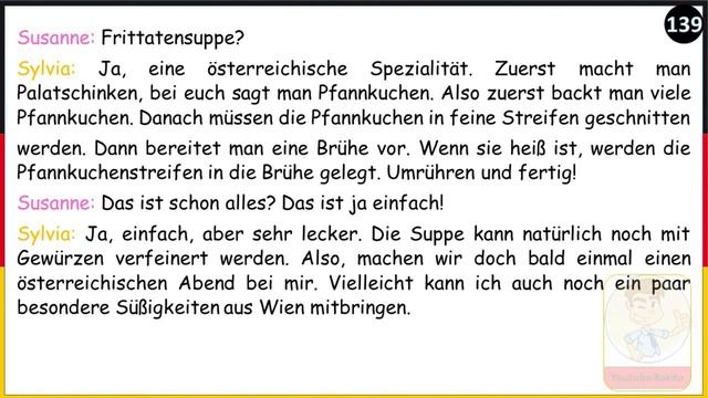 Deutsch für Anfänger - A1 - A2 (9)