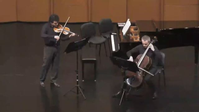 R.Gliere 8 pieces for violin and cello op.39 Etude & Scherzo