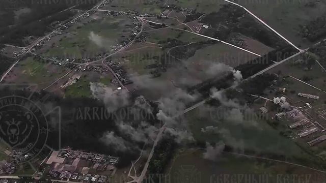 Удар РСЗО по позициям ВСУ у трассы юго-западнее Волчанска