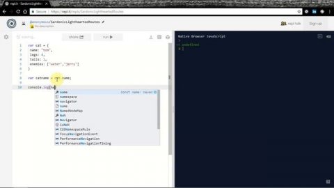 lesson 45 javascript(accessing object with dot notation)#45 دروس جافاسكريبت