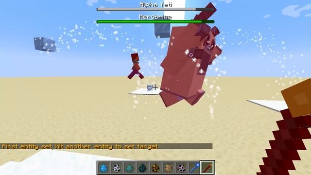 HEROBRINE Vs Mowzie's Mobs And Twilight Forest Mobs / Minecraft Mob Battle 1.19.2