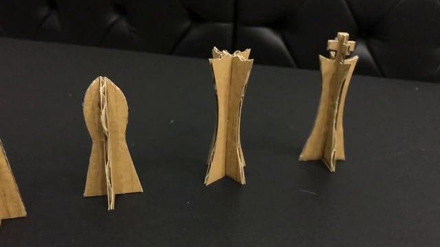 DIY Chess Board and Pieces // Cardboard Art and Craft //