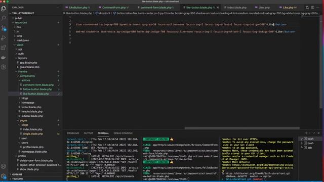 Day 13: Comment and Like | Building web app with TALL