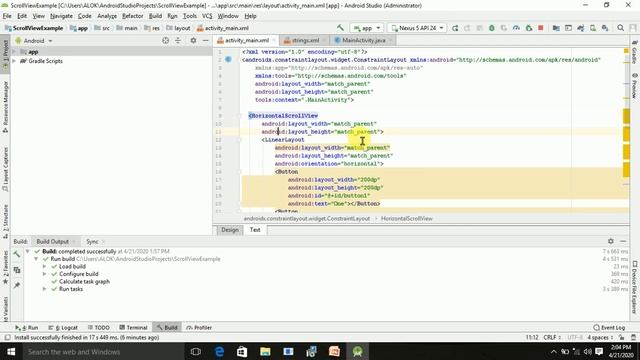 ScrollView in Android