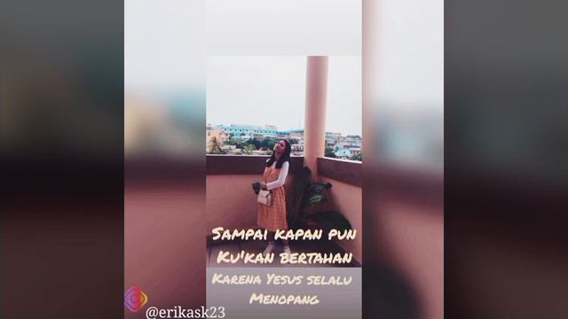Engkaulah Perisaiku - Erika Sitompul | lagu rohani cover with lyrics.