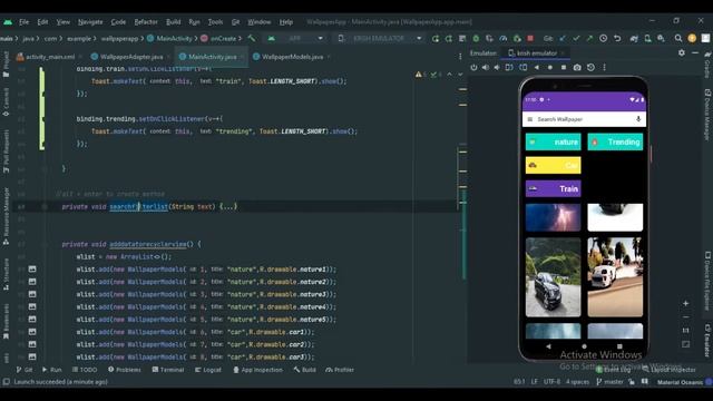 Filter Wallpaper With Category || Wallpaper App in Android Studio Part 4.