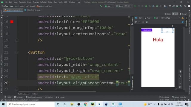 LAYOUT XML android studio [ESPAÑOL]