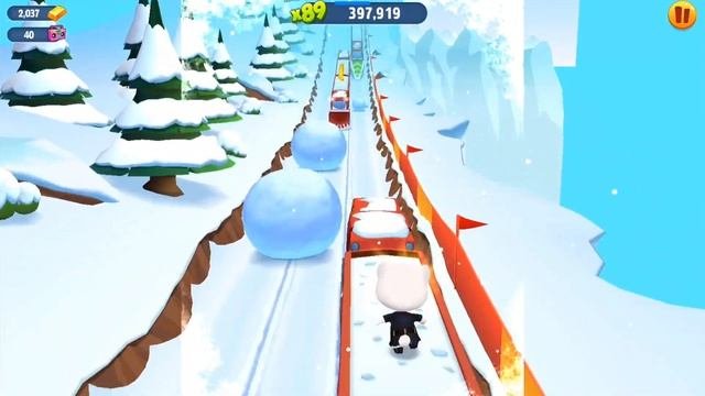 Talking Tom Gold Run - Agent Angela vs Raccoon Boss in Street Jam Event Android iOS