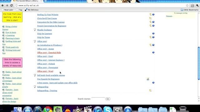 How to use Microsoft Office 2007 training videos