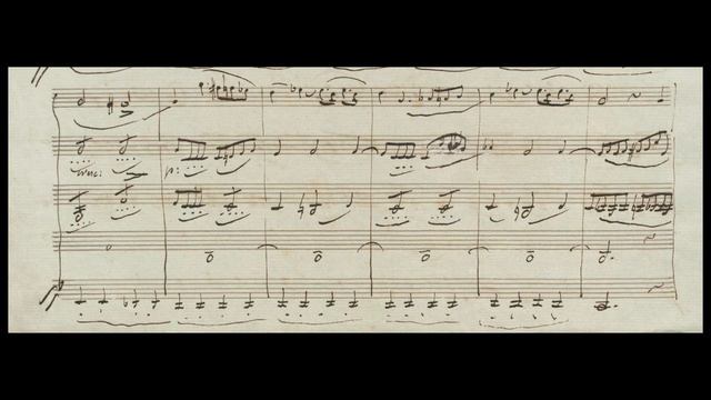 Luigi Cherubini - Sonata No.1 for Horn and Strings. {w/ original Manuscript.}