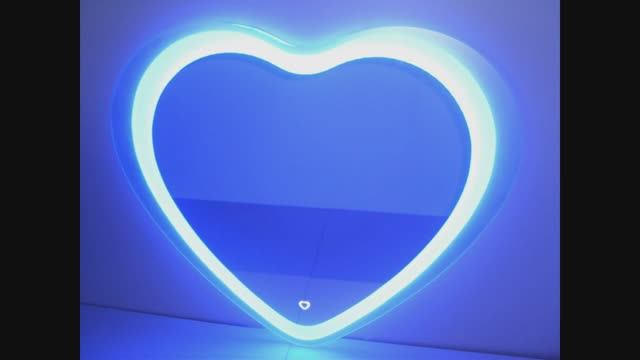 Зеркало Сердце с подсветкой LED