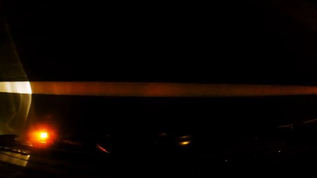 Driving Mercedes Actros 1841 at Night #2 Outside view