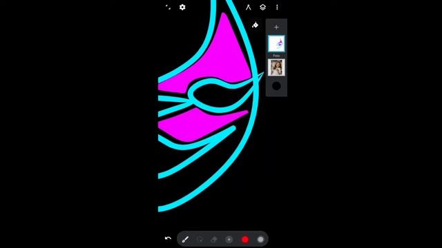 CARA membuat line art keren dan mudah di apk infite desain