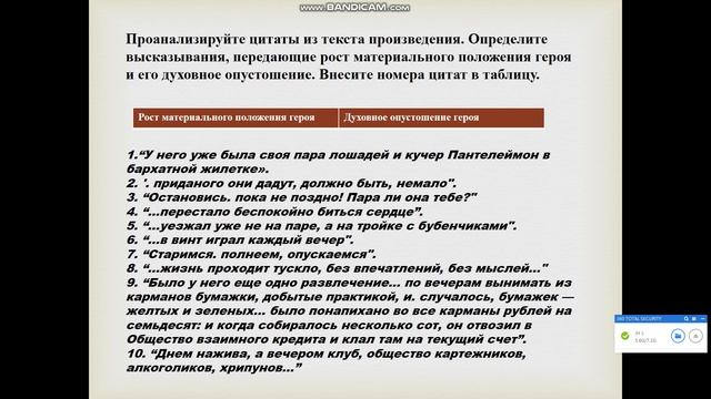 Деградация души человека в рассказе А.П.Чехова «Ионыч»