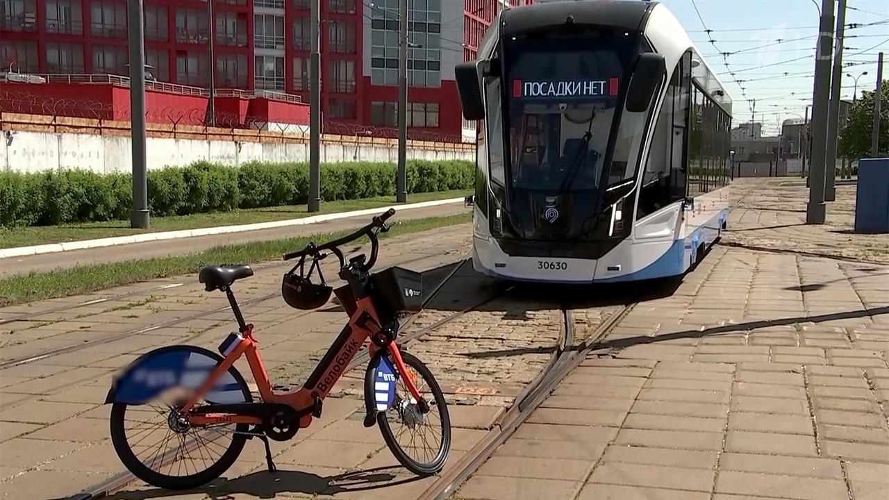 В Москве начались испытания беспилотного трамвая