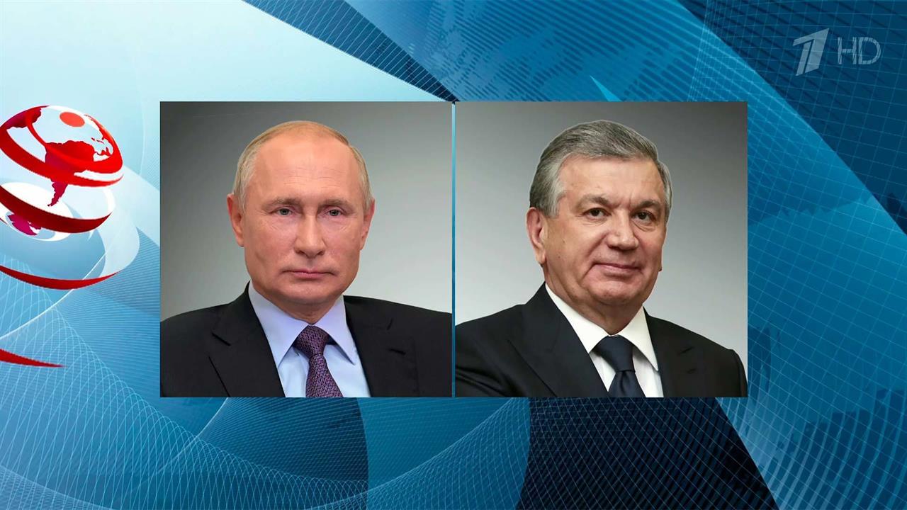 Владимир Путин поздравил с днем рождения президента Узбекистана Шавката Мирзиеева