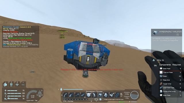 Age of Industry E1 - A Rocky Start (Space Engineers Industrial Overhaul Mod Playthrough)