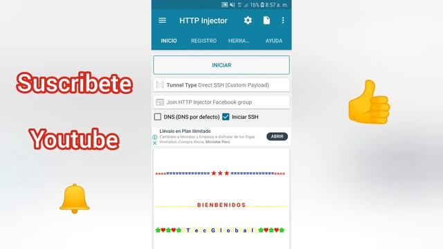Como crear servidor ehi para http injector entel Perú | Payload libre