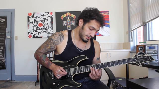 How to play 'Five Magics' by Megadeth Guitar Solo Lesson w/tabs pt2