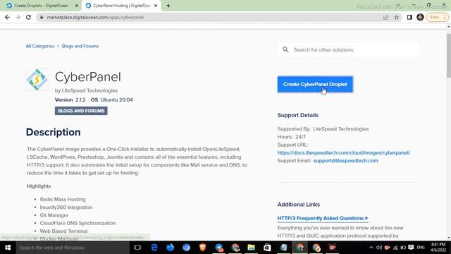 Create Droplet in Digital Ocean | Best Droplet Specification Hosting Web Apps or Websites