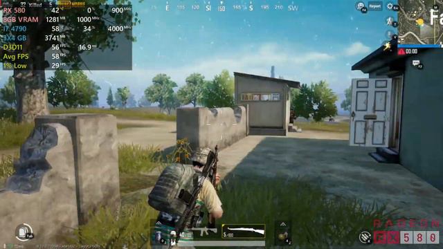 PUBG Mobile Gameplay | RX 580 8GB + i7 4790 | Max  Settings | 1080p